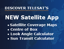 Telesat's new satellite app image