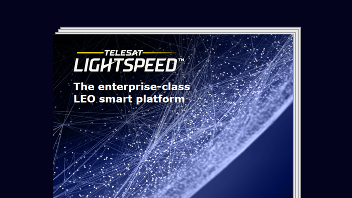 Telesat Lightspeed LEO Network | Telesat